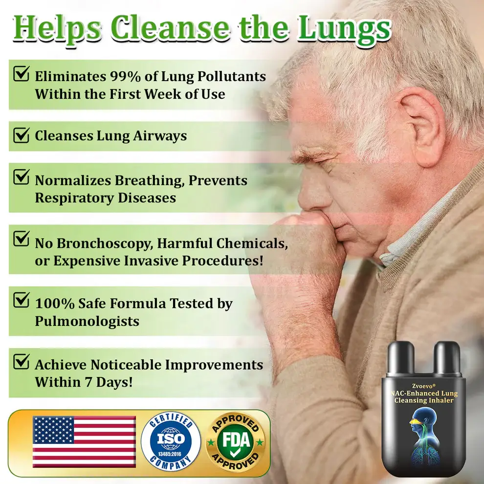 Zvoevo® NAC-Enhanced Lung Cleansing Inhaler