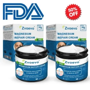 ✅Official Store: Zvoevo® Magnesium Skin Repair Cream (Smooths Wrinkles, Firms Skin and Fades Stretch Marks)