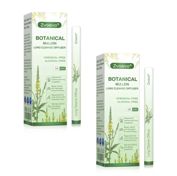 💖✅US Owned and Operated：Zvoevo® Botanical Mullein Lung Cleanse Diffuser(🫁Cough, wheezing, shortness of breath, sputum, stuffy nose, bronchitis, bronchitis, allergy symptoms, lung discomfort💝)
