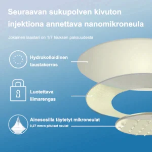 👕【Viimeisen päivän tarjous -60 %🌟】🌈🌈ZVOEVO® SMGT-GLP-1 𝐓𝐢𝐫𝐳𝐞𝐧𝐬𝐭𝐢 & Kollageeni Nano-Mikroneula Laihdutuslaastari丨Kohdistuu lihavuuteen, löysään ihoon, verenpaineeseen, diabetekseen, rasvamaksaan, nivelkipuihin ja väsymykseen