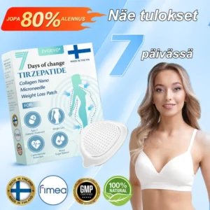 👕【Viimeisen päivän tarjous -60 %🌟】🌈🌈ZVOEVO® SMGT-GLP-1 𝐓𝐢𝐫𝐳𝐞𝐧𝐬𝐭𝐢 & Kollageeni Nano-Mikroneula Laihdutuslaastari丨Kohdistuu lihavuuteen, löysään ihoon, verenpaineeseen, diabetekseen, rasvamaksaan, nivelkipuihin ja väsymykseen