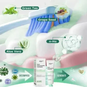 AQA™ Fluoride-Free Nano Hydroxyapatite Toothpaste