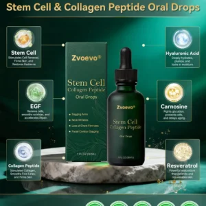 Zvoevo® 𝑆𝑡𝑒𝑚 𝐶𝑒𝑙𝑙 & 𝐶𝑜𝑙𝑙𝑎𝑔𝑒𝑛 𝑃𝑒𝑝𝑡𝑖𝑑𝑒 𝑂𝑟𝑎𝑙 𝐷𝑟𝑜𝑝𝑠